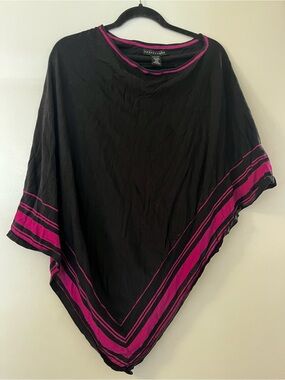 Apostrophe | Silk Poncho Top